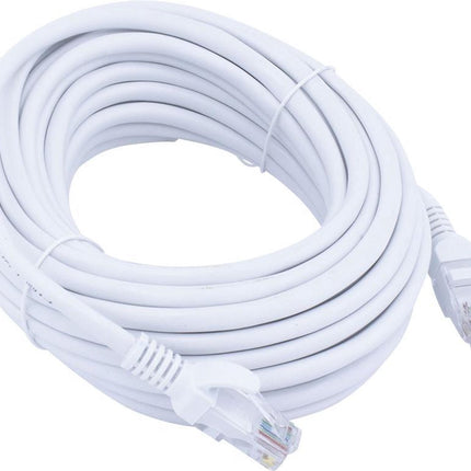 10 meter CAT6 Premium UTP Kabel – Incl. RJ45 Stekkers – Wit