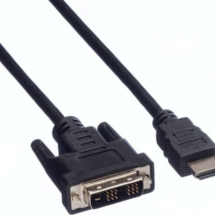 1.5 meter HDMI 1.4 naar DVI-D Single-Link kabel - 4K/30Hz - Zwart