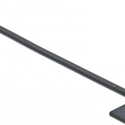 kabelbinders - 10 stuks - 200x2,5 mm - met label - Zwart