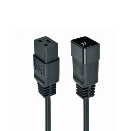 C19 verlengkabel - 1.5 meter - C19 naar C20 - Zwart