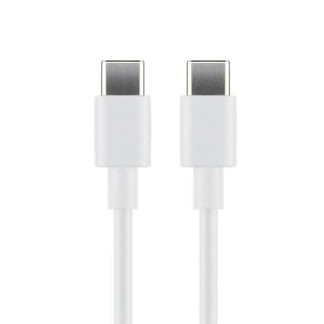 USB-C naar USB-C kabel - USB 2.0 - Tot 60 Watt - 50 cm - Wit