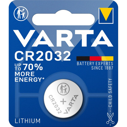 Varta  3 volt Knoopcel batterij CR2032 -  1  stuk