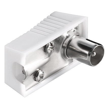 Coaxiale Haakse Koppeling – IEC (M) met Schroefbevestiging