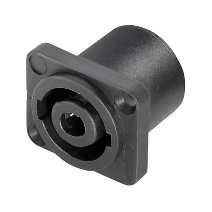 NL2 / NL4 PA inbouw aansluiting - Vierkant - Geschikt voor Speakon