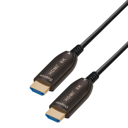 30 meter Optische HDMI 2.1 kabel - 8K/60Hz - HDMI AOC - Zwart