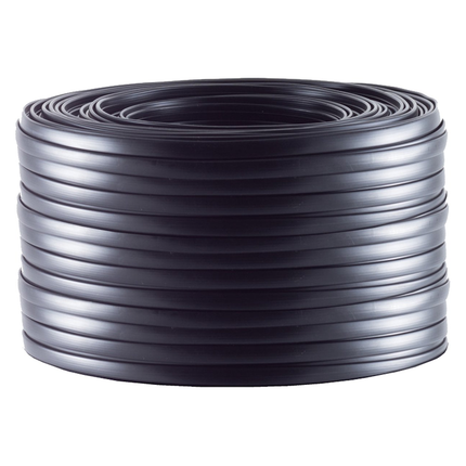 6 aderige telefoonkabel- 25 meter - Zwart