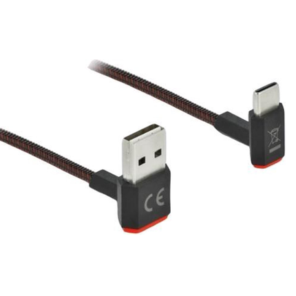 USB 2.0 naar USB C haakse adapter met EASY-USB - 50 cm