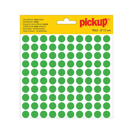 Pickup Stickers stippen - Groen -  vinyl - 12 mm
