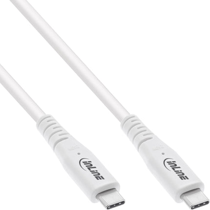 1 meter USB-C kabel  - USB4 40 Gbps - 8K 60Hz - PD 240W - Wit