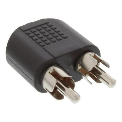 3.5mm female jack naar 2x male RCA adapter - Stereo