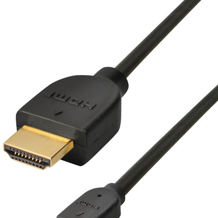 1 meter HDMI 2.0 kabel - 4K/60 Hz - HDMI A naar HDMI D (micro) - Zwart