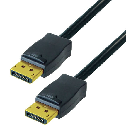 1.5 meter DisplayPort 2.0 kabel - 8K/60Hz - 100% koper - Zwart