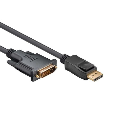 1 meter DisplayPort 1.2 naar DVI-D kabel - 1080p/60Hz - Zwart