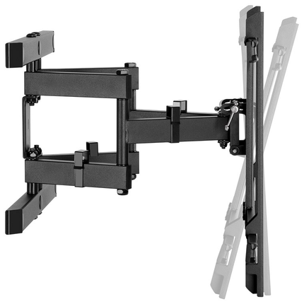 Goobay Pro Draaibare & kantelbare TV muurbeugel - Tot 100 inch - 7.7-42.8 cm muurafstand
