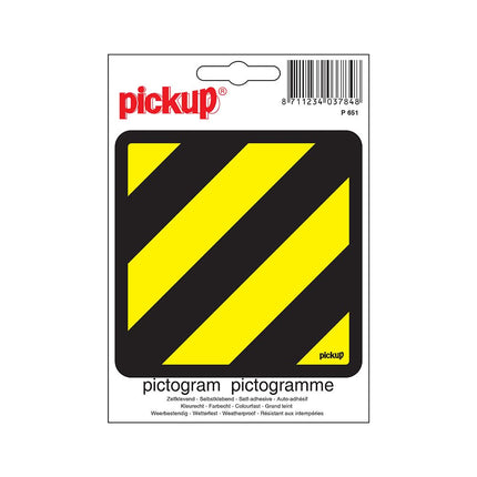 Pickup pictogram niet met water blussen - 10x10 cm