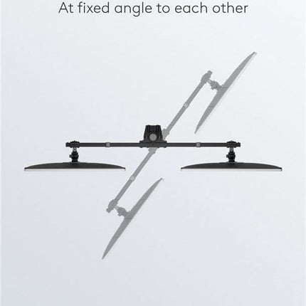 Goobay bureau monitorarm - 2 monitoren - Tot 32 inch / 9 KG per stuk