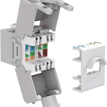 Cat 6a keystone - Grijs