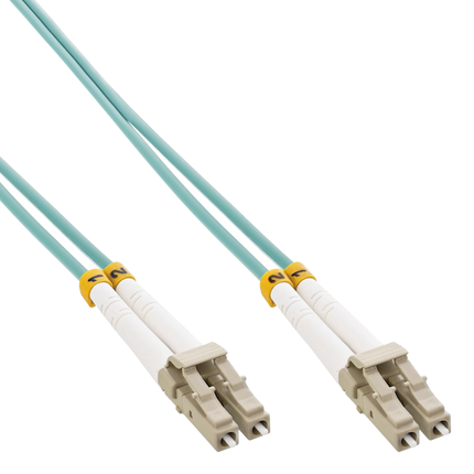 InLine - Glasvezel 50/125µm - LC-LC - 50 cm - Multimode OM3 - LSZH