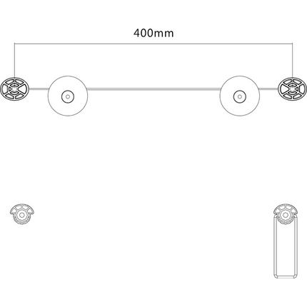 Goobay universele TV muurbeugel - Tot 70 inch - Flexibele bevestiging - 1.45 cm muurafstand