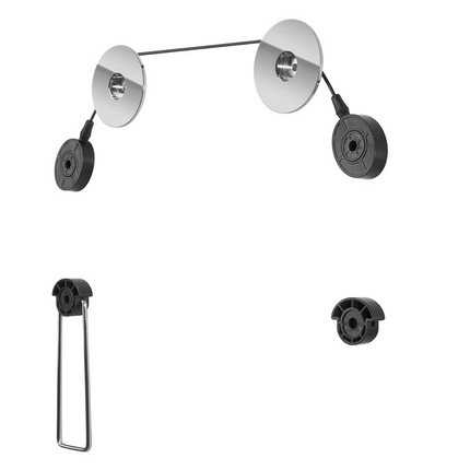 Goobay universele TV muurbeugel - Tot 70 inch - Flexibele bevestiging - 1.45 cm muurafstand