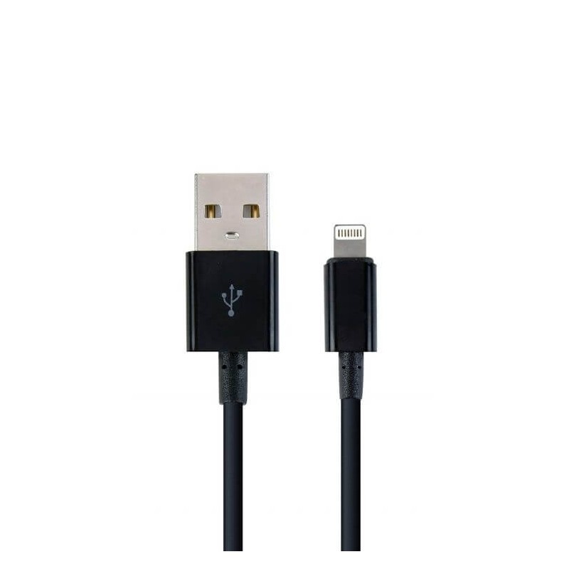 wol Plons afvoer Lightning kabel voor Apple | Zwart | 1 of 2 meter | Laden & data