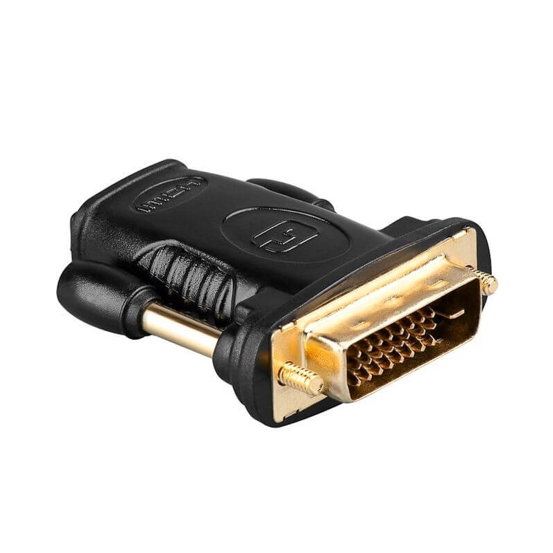 Handige naar HDMI adapter - Sluit een HDMI kabel op je DVI aan