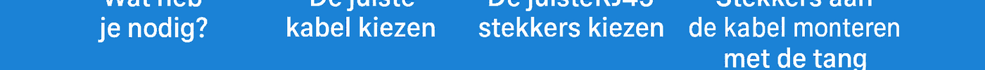 Handleiding: Zelf een netwerkkabel maken in 6 stappen