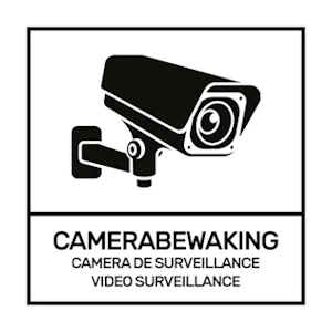 Camerabewaking bordjes en stickers
