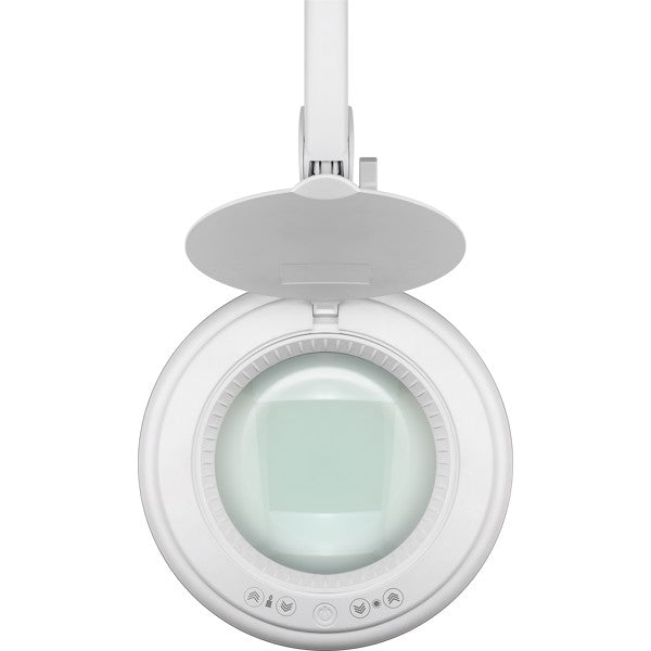 LED-Loeplamp met Tafelklem – Dimbaar – Instelbare Lichtkleur – 10 W – 1,75x Vergroting – Wit
