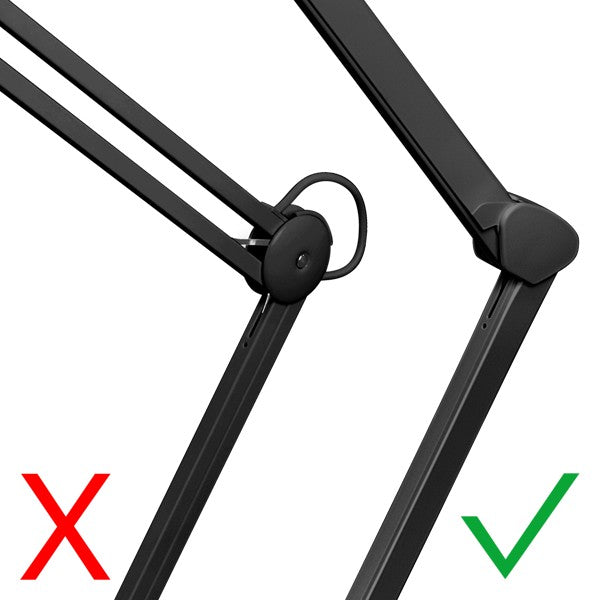 LED-Loeplamp met Klem – Dimbaar – 9 W – Kristalglas – 1,75x Vergroting – Zwart