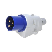 ProPlus CEE opbouwstekker 16A – 230V – IP44 – Blauw/Wit