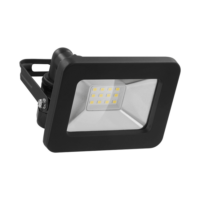 10 watt led schijnwerper - 4000K (daglicht) - Zwart