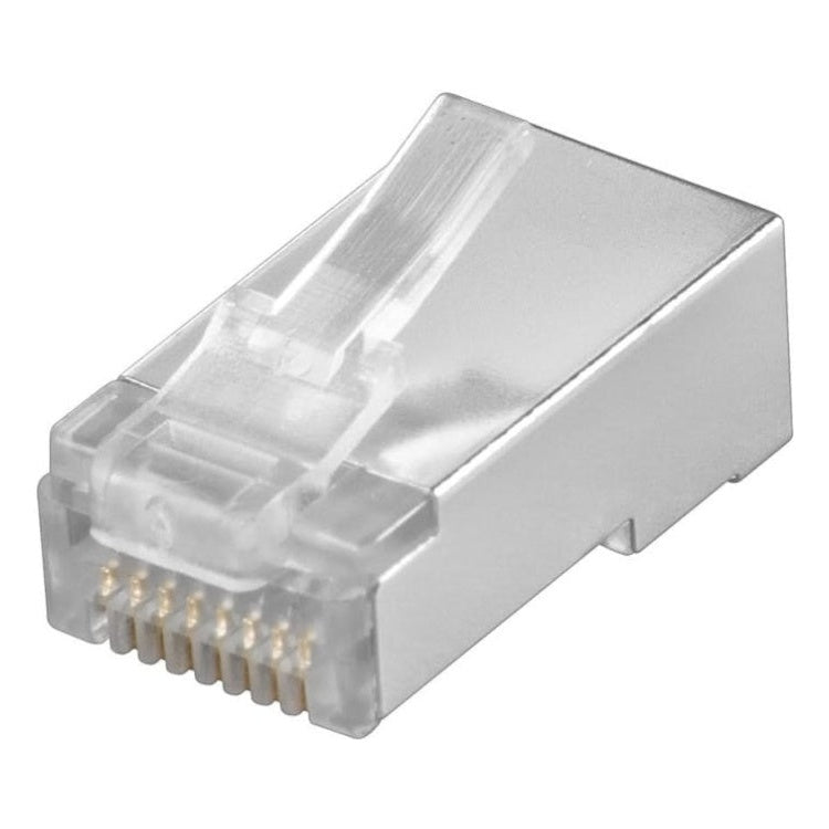 100xRJ45-C5-S RJ45 stekker voor soepele kern - Cat 5e - Shielded - 100 stuks