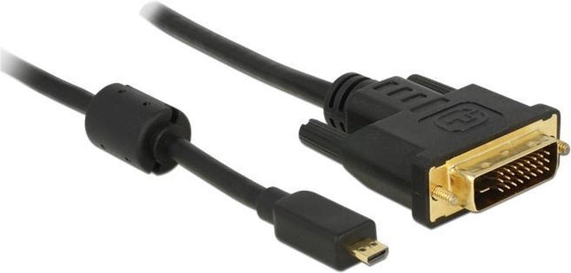 Micro HDMI naar male DVI-D Dual-Link verloopkabel