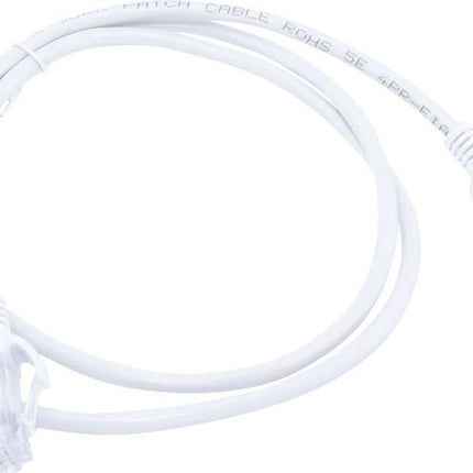 1 meter CAT6 Premium UTP Kabel – Incl. RJ45 Stekkers – Wit