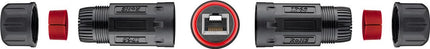 Cat 6 koppelstuk voor buiten - IP68 - 2 x RJ45 female - Afgeschermd