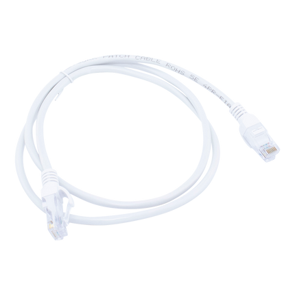 1 meter Cat 5e U/UTP kabel - Wit - Huismerk