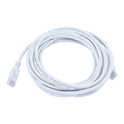 5 meter Cat 5e U/UTP kabel - Wit - Huismerk