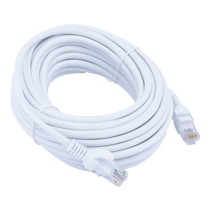 10 meter Cat 5e U/UTP kabel - Wit - Huismerk
