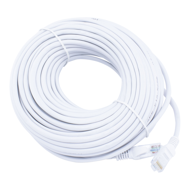 20 meter Cat 5e U/UTP kabel - Wit - Huismerk