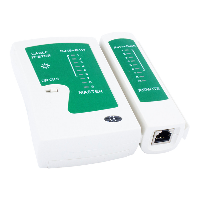 Premium UTP tester - Netwerk tester - Netwerkkabeltester - RJ45 en RJ11