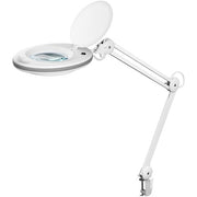 LED-Loeplamp met Tafelklem – 8 W – 1,75x Vergroting – Wit