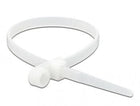 kabelbinders - 10 stuks- eyelet bevestiging  - 160x4,8 mm - Wit