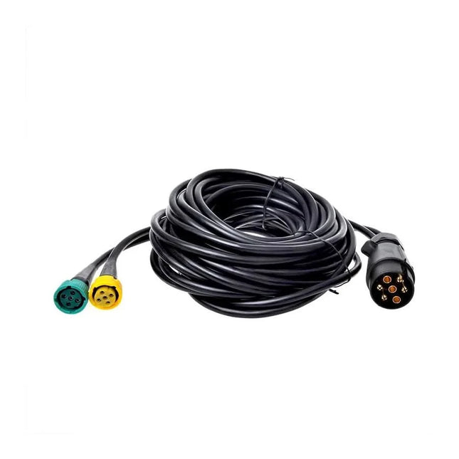 7 meter kabelset  – 7-polige stekker met 2x 5-polige connector