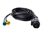 9 meter kabelset – 13-polige stekker met 2x 5-polige connector