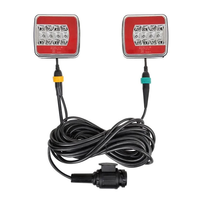 LED aanhangerverlichtingsset met magneten – 13-polig – 7,5 m kabel – ProPlus