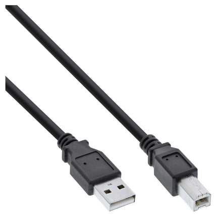 30 cm USB 2.0-kabel A naar B - Zwart