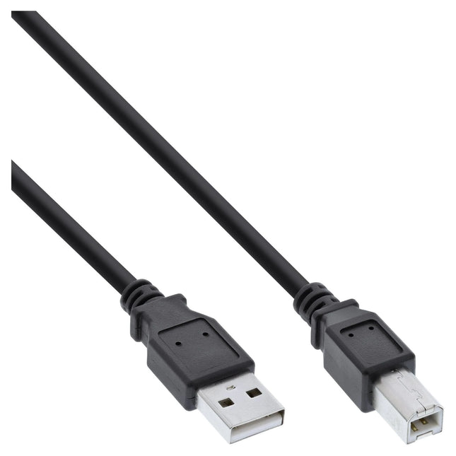 30 cm USB 2.0-kabel A naar B - Zwart