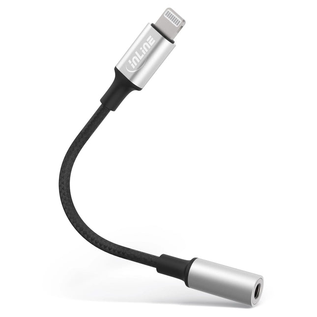 10 cm lightning naar 3,5 mm audio adapter – MFi gecertificeerd