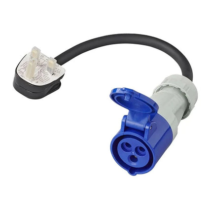 40 cm verloopkabel - UK stekker naar CEE - 16A – IP44 – Camping & boot